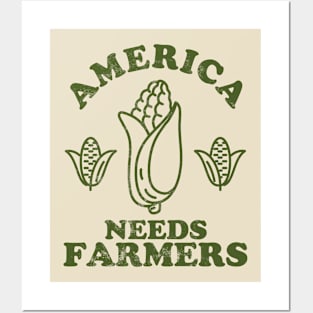 America Needs Farmers // retro Posters and Art